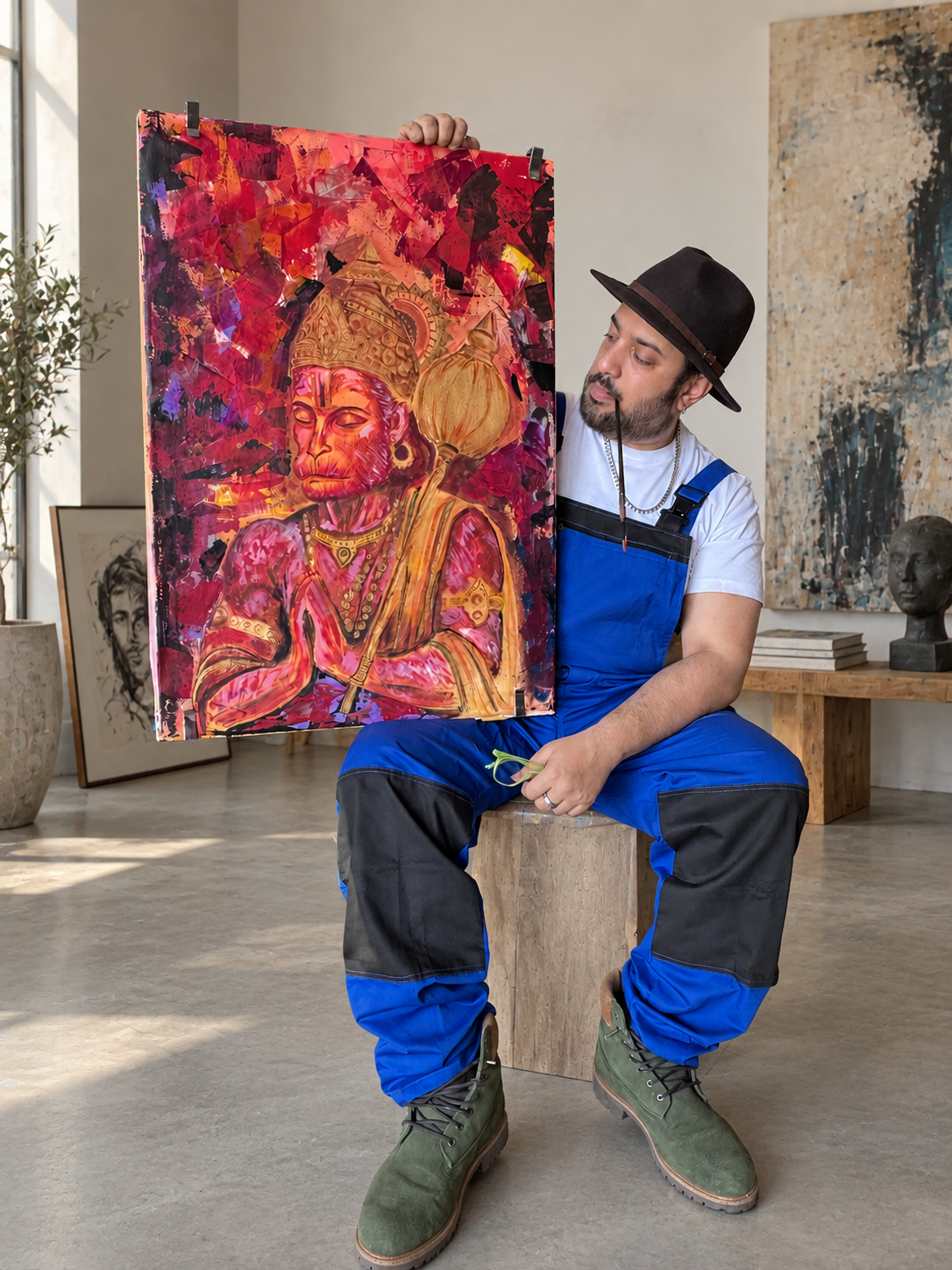 hanuman painting and raajeev